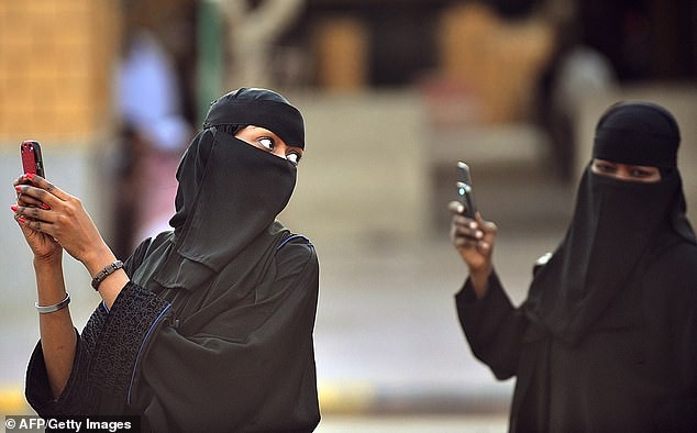 The iTunes and Google Play stores freely host an app called Absher, run by the Saudi government that tracks women and stops them leaving the country