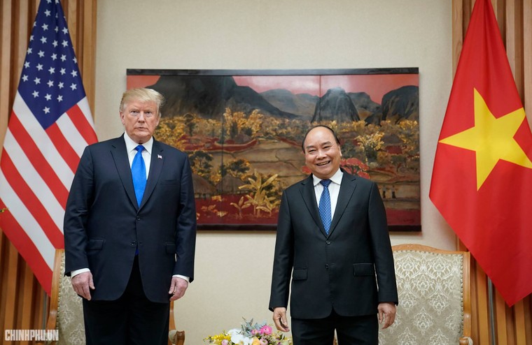 Hình ảnh: Thủ tướng Nguyễn Xuân Phúc tiếp Tổng thống Mỹ Donald Trump ảnh 3