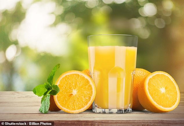 Volunteers who downed a juice a day saw their risk of a brain clot drop by 24 per cent, according to the decade-long trial