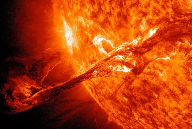 Bão mặt trời. Ảnh minh họa