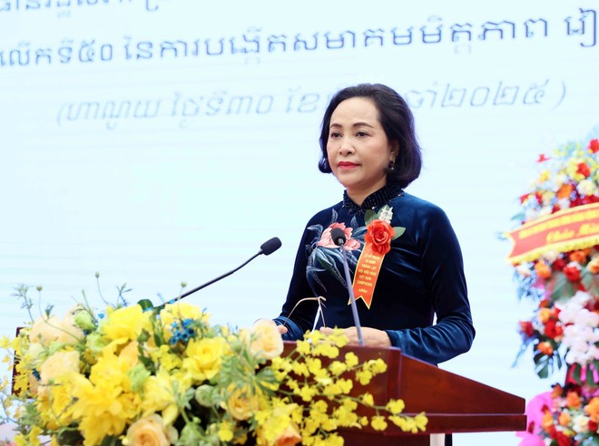 Lễ Kỷ niệm 50 năm ngày thành lập Hội Hữu nghị Việt Nam-Campuchia ảnh 1