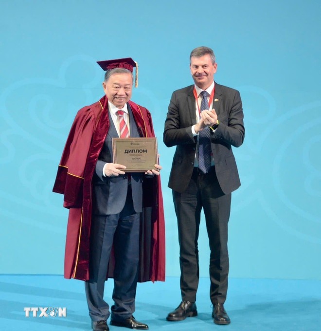 Tổng Bí thư Tô Lâm: "Vun đắp quan hệ hữu nghị truyền thống Việt-Nga trong kỷ nguyên mới" ảnh 1