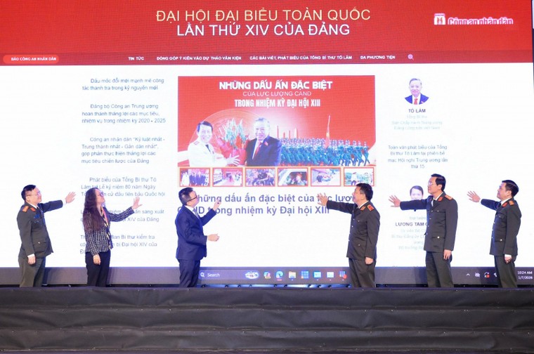 Ra mắt Chuyên trang "Đại hội đại biểu toàn quốc lần thứ XIV của Đảng" trên Báo điện tử CAND ảnh 6