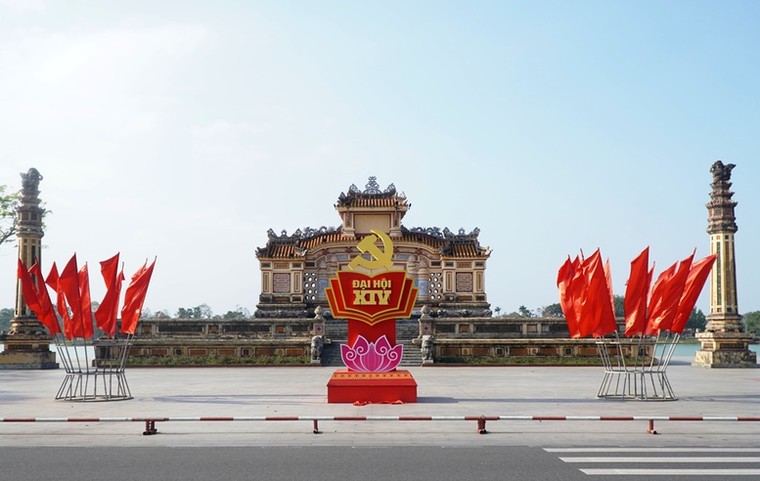 Rực rỡ cờ, hoa chào mừng Đại hội XIV của Đảng ảnh 4
