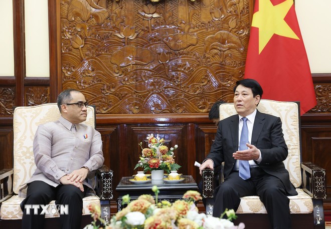 Chủ tịch nước Lương Cường tiếp Đại sứ Indonesia, Philippines trình thư ủy nhiệm ảnh 1