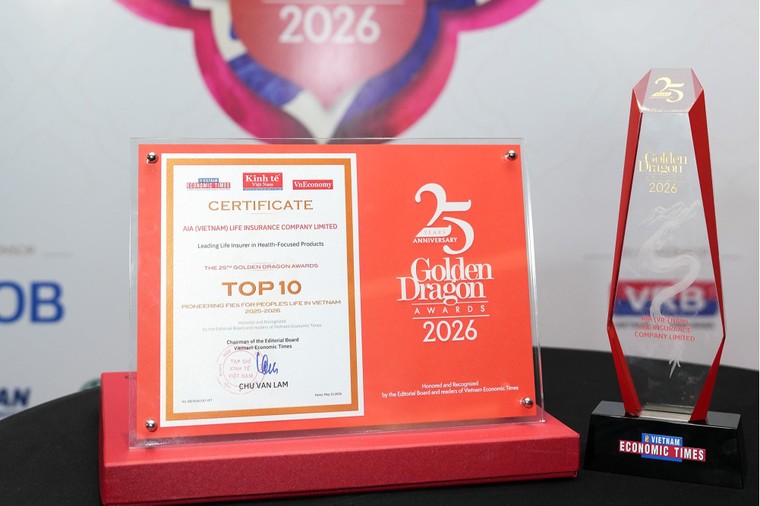AIA việt nam được vinh danh tại Giải thưởng Rồng Vàng 2026 ảnh 1