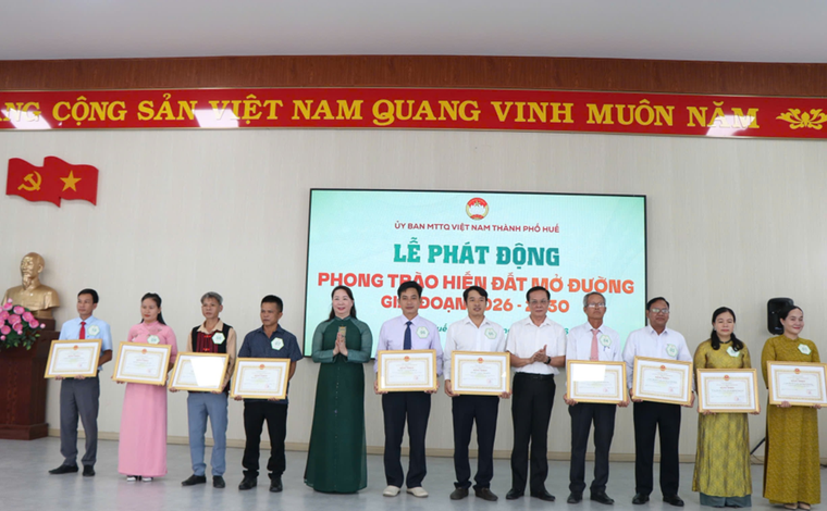 Thành phố Huế phát động phong trào “hiến đất mở đường” giai đoạn 2026-2030 ảnh 2