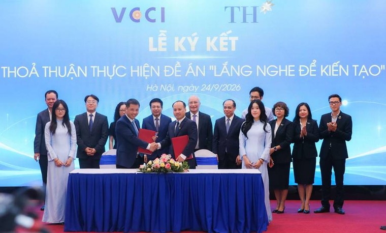 VCCI và Tập đoàn TH hợp tác triển khai Đề án "Lắng nghe để Kiến tạo" ảnh 1
