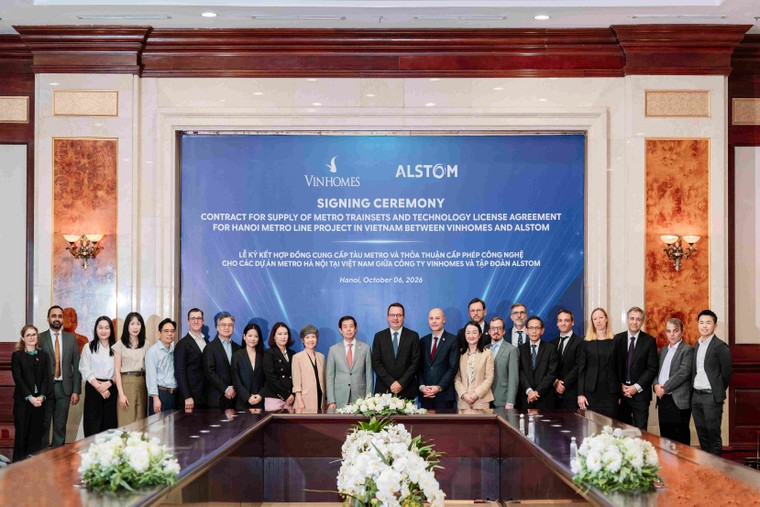 Vingroup và Alstom hợp tác công nghệ để phát triển tuyến đường sắt đô thị Hà Nội thế hệ mới ảnh 2