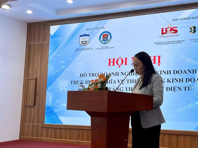 Hỗ trợ doanh nghiệp và hộ kinh doanh tháo gỡ vướng mắc về thuế trên nền tảng thương mại điện tử ảnh 1