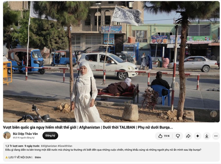 Nữ travel blogger Việt dũng cảm vượt biên giới đến Afghanistan dưới thời Taliban là ai? ảnh 2