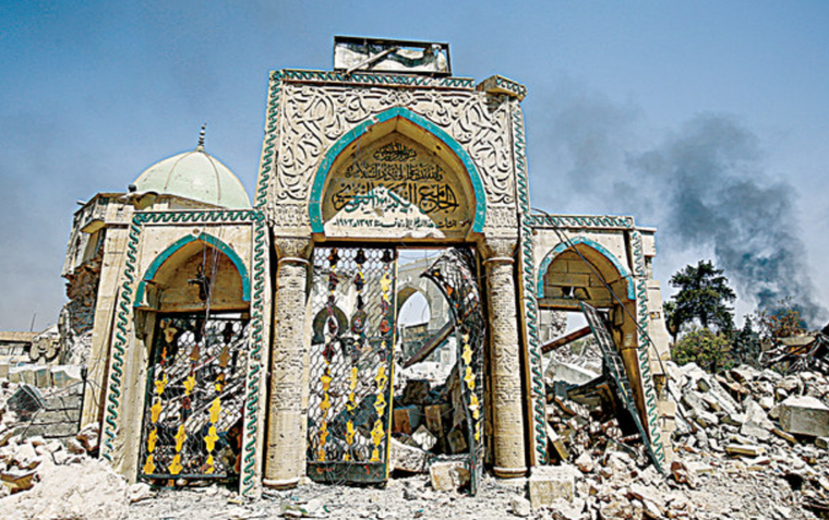 UNESCO phát hiện bom tại một Nhà thờ Hồi giáo ở Iraq ảnh 1