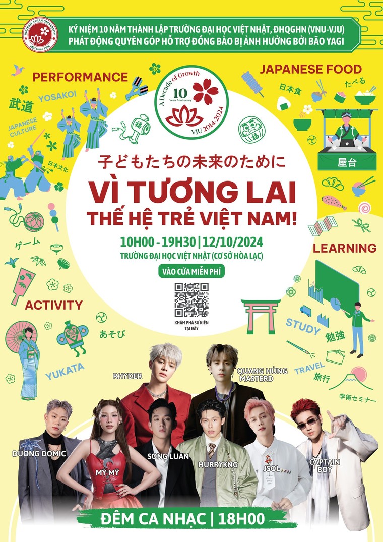 Trường Đại học Việt Nhật kỷ niệm 10 năm thành lập ảnh 1