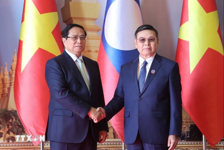 Các dấu ấn đặc biệt trong chuyến công tác của Thủ tướng Phạm Minh Chính tại Lào ảnh 2