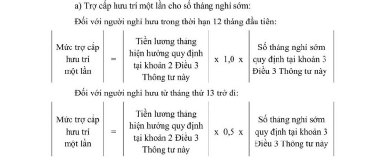 Bộ Nội vụ hướng dẫn tính trợ cấp nghỉ hưu trước tuổi khi sắp xếp tổ chức bộ máy ảnh 1