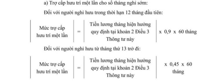 Bộ Nội vụ hướng dẫn tính trợ cấp nghỉ hưu trước tuổi khi sắp xếp tổ chức bộ máy ảnh 3