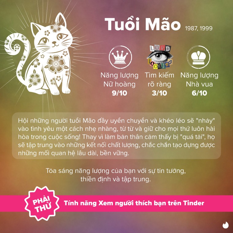 Tinder tung bí kíp trường năng lượng thăng hoa, giúp đường tình duyên của hội độc thân "đỉnh nóc, kịch trần" Tết Ất Tỵ ảnh 11