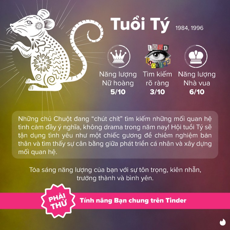 Tinder tung bí kíp trường năng lượng thăng hoa, giúp đường tình duyên của hội độc thân "đỉnh nóc, kịch trần" Tết Ất Tỵ ảnh 8