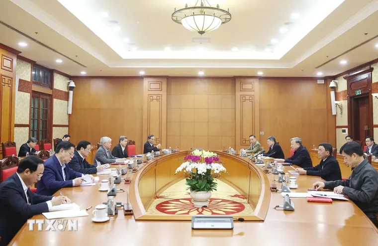 Kết luận một số nội dung, nhiệm vụ tiếp tục sắp xếp, tinh gọn bộ máy của hệ thống chính trị ảnh 1