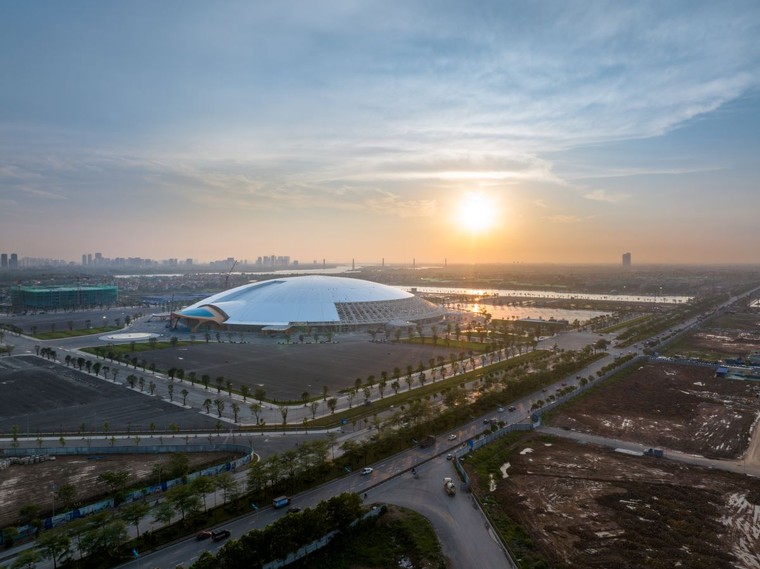 Choáng ngợp trước tốc độ thi công siêu kỷ lục thế giới của Trung tâm Triển lãm Quốc gia ảnh 15