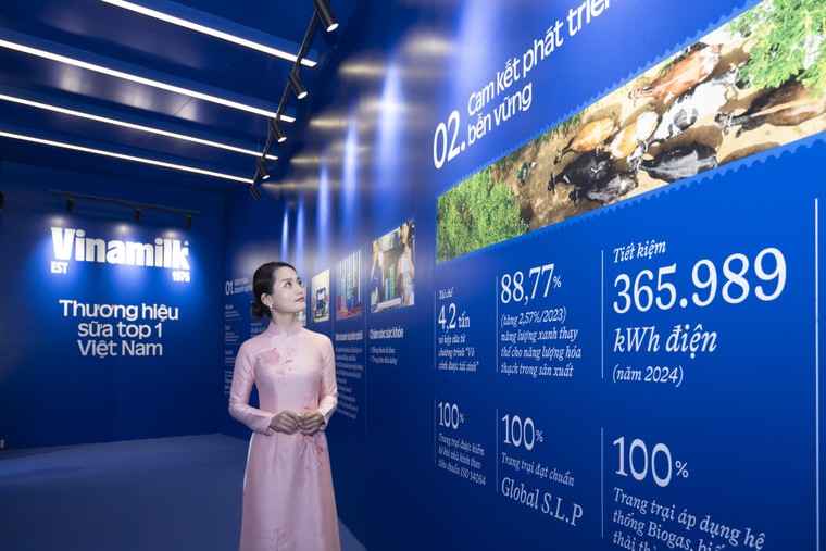 Không gian trưng bày và trải nghiệm của Vinamilk hút khách tại Triển lãm thành tựu đất nước 80 năm ảnh 2