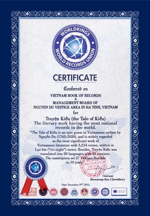 Truyện Kiều chính thức được xác lập kỷ lục thế giới ảnh 2