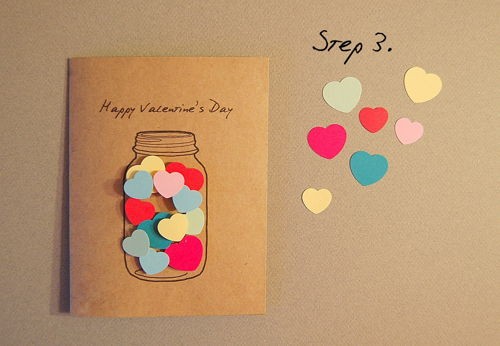Hướng dẫn cách làm thiệp Valentine 'trái tim trong lọ thủy tinh' ảnh 3