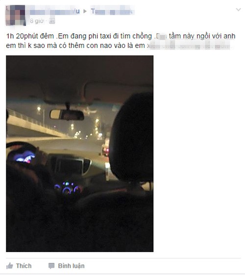 Bà mẹ bỉm sữa lao ra đường tìm chồng lúc nửa đêm ảnh 1