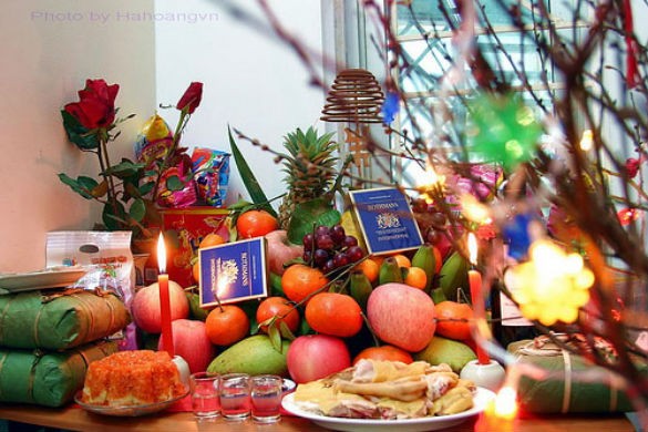 Cách bày mâm ngũ quả theo truyền thống để ‘hút tài lộc’ ảnh 1