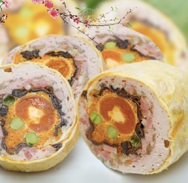 Cách làm chả hoa ngũ sắc nổi bật mâm cỗ ngày tết ảnh 1