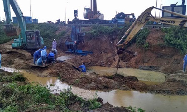 Nhà thầu Trung Quốc trúng thầu dự án đường ống nước sông Đà mới ảnh 1