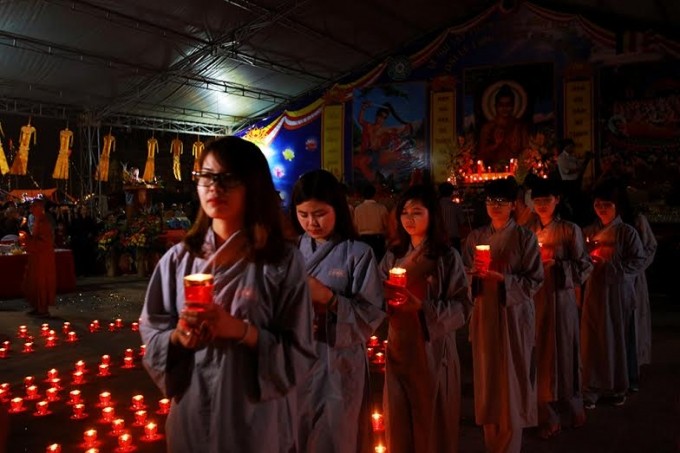 Hàng ngàn người dự Đêm hội Hoa đăng Tây Thiên ảnh 8