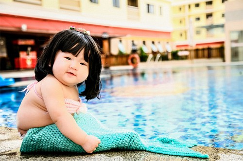 Dân mạng sôi sục với 'tiểu mỹ nhân ngư bụng bự' cực đáng yêu ảnh 3