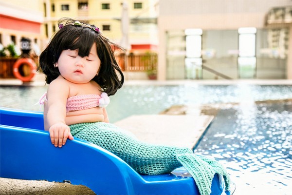 Dân mạng sôi sục với 'tiểu mỹ nhân ngư bụng bự' cực đáng yêu ảnh 10