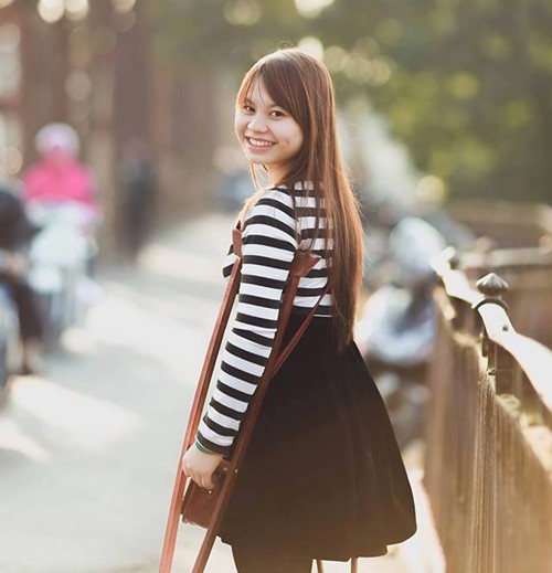 Cô gái một chân cười rạng rỡ khiến dân mạng 'thổn thức' ảnh 2