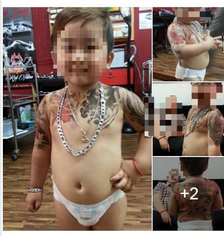 Hot boy đóng bỉm xăm trổ đầy mình khiến dân mạng dậy sóng ảnh 1