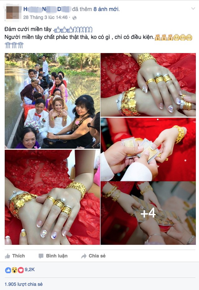 Choáng váng với hồi môn cực khủng của đám cưới miền Tây ảnh 1