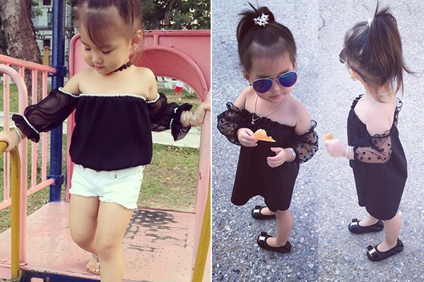 Bé gái 3 tuổi ở Tuyên Quang ăn mặc 'già trước tuổi' gây sốt mạng ảnh 5