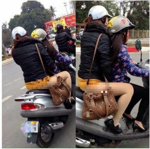 Cô gái ăn mặc thiếu vải gây 'nhức mắt' cư dân mạng ảnh 1