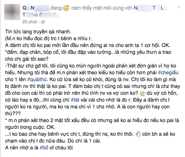 Bức xúc cô gái bị chồng đánh đập khi đang ở cữ ngay trước 8/3 ảnh 2