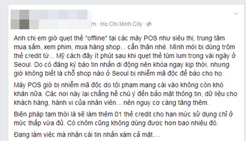 Cảnh báo tình trạng ‘bỗng nhiên’ mất tiền trong thẻ tín dụng ảnh 2