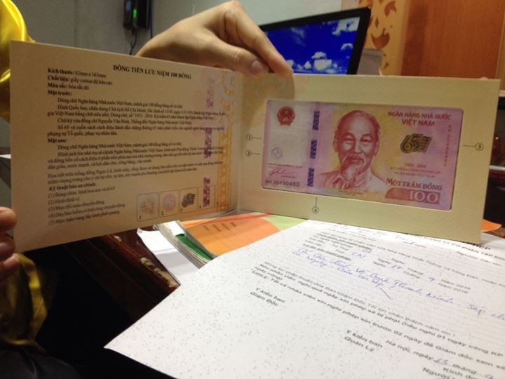 Vừa phát hành tiền lưu niệm 100 đồng, “chợ đen” đã nhan nhản? ảnh 4