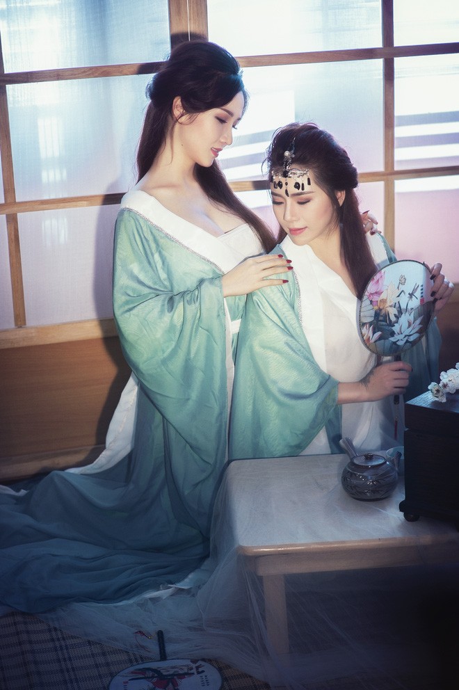 Dân mạng phẫn nộ với bộ ảnh Thúy Vân - Thúy Kiều thời hiện đại ảnh 4