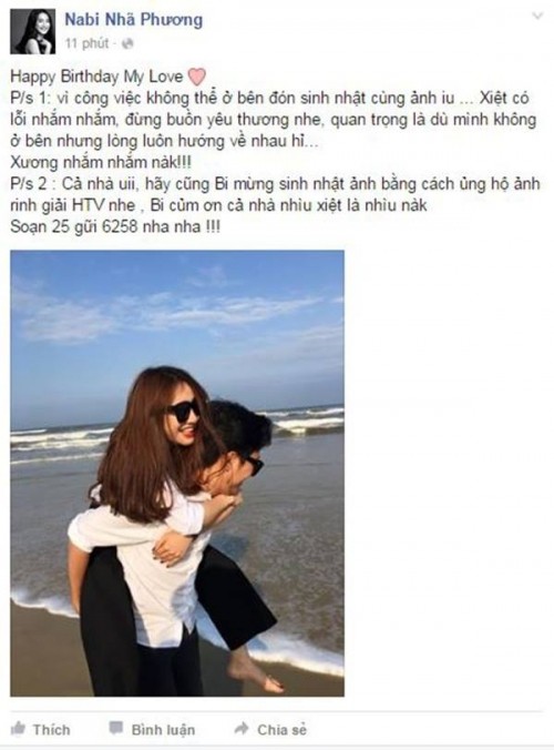 Nhã Phương bắt đầu công khai chuyện yêu Trường Giang ảnh 4