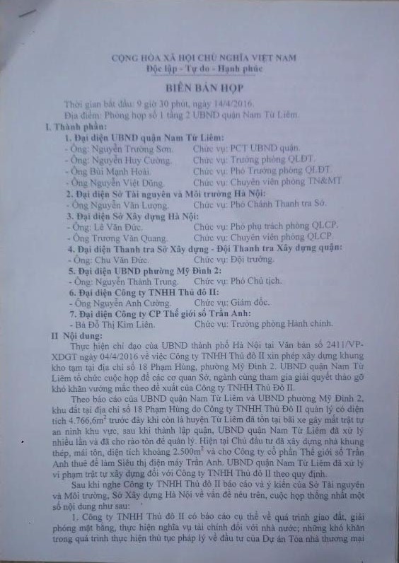 Lại hoãn phá dỡ nhà không phép cho siêu thị Trần Anh thuê ảnh 1