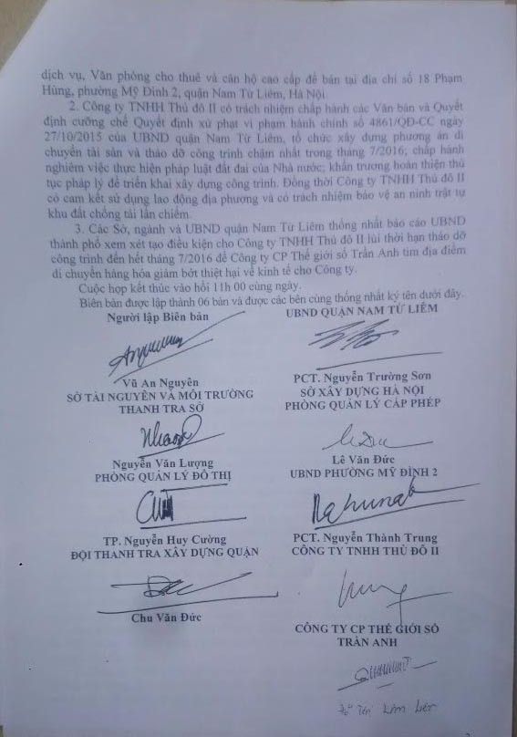 Lại hoãn phá dỡ nhà không phép cho siêu thị Trần Anh thuê ảnh 2