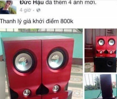 Nợ nần chồng chất, Lệ Rơi rao bán cặp loa hát rong giá 800 ngàn ảnh 1