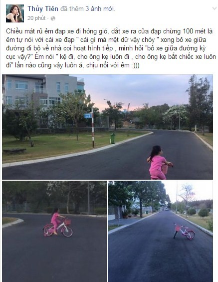 Thủy Tiên bị chỉ trích vì để con gái vứt bỏ xe giữa đường ảnh 2