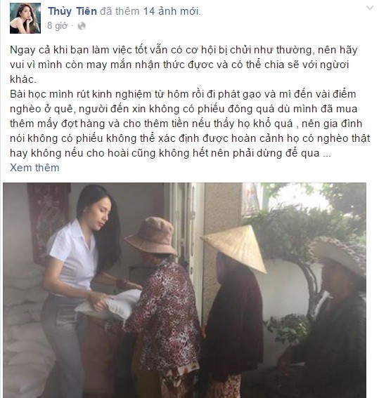 Đang đi từ thiện, Thủy Tiên phản ứng 'lạ' khi bị gọi là con quỷ ảnh 3