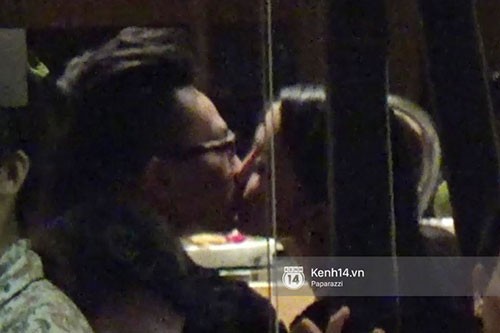 Linh Nga vô tư hôn người đàn ông lạ mặt trong nhà hàng ảnh 2